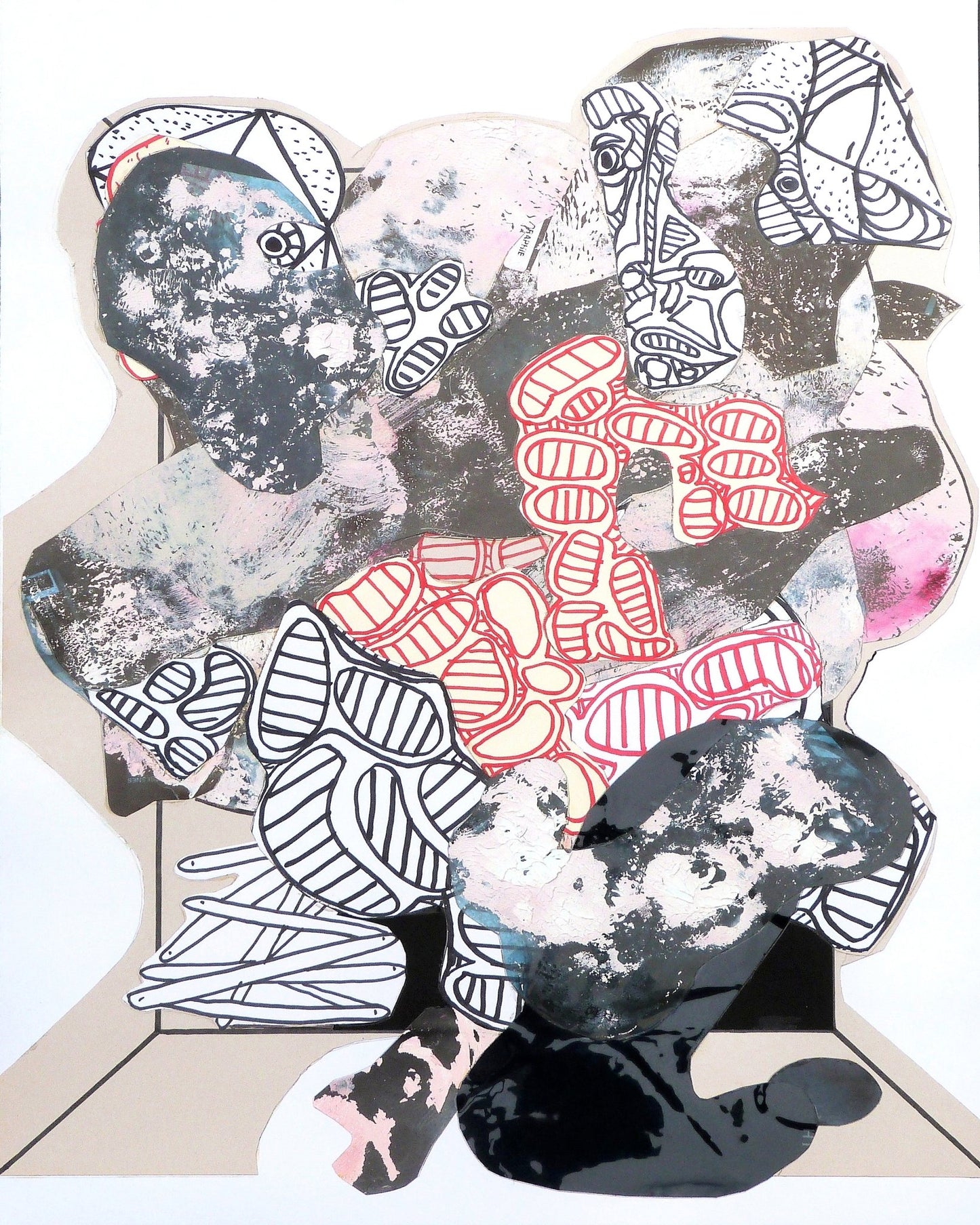 Abstract Collage Forms