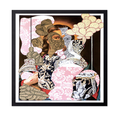 Vintage Collage Portrait No1