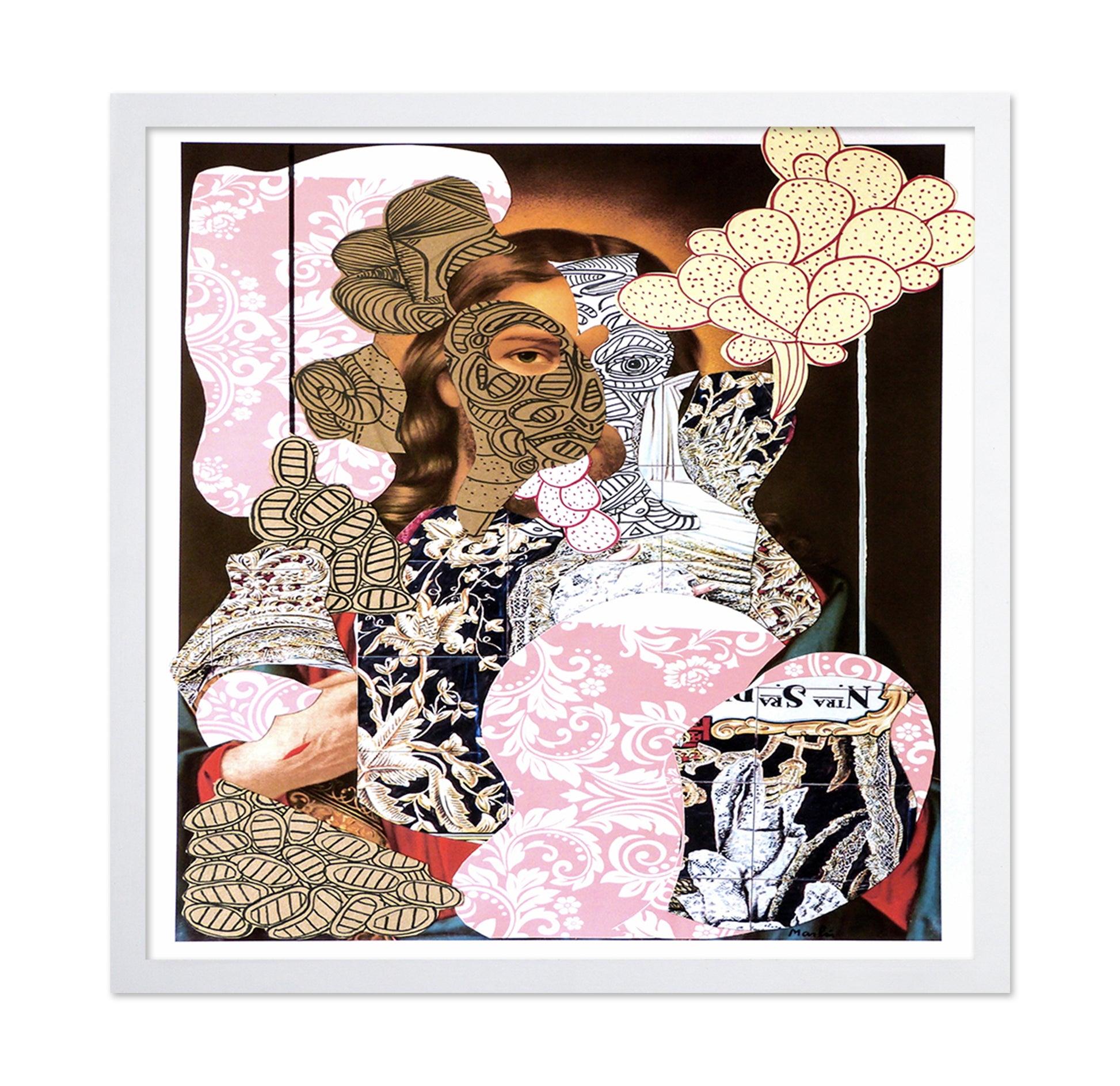 Vintage Collage Portrait No1
