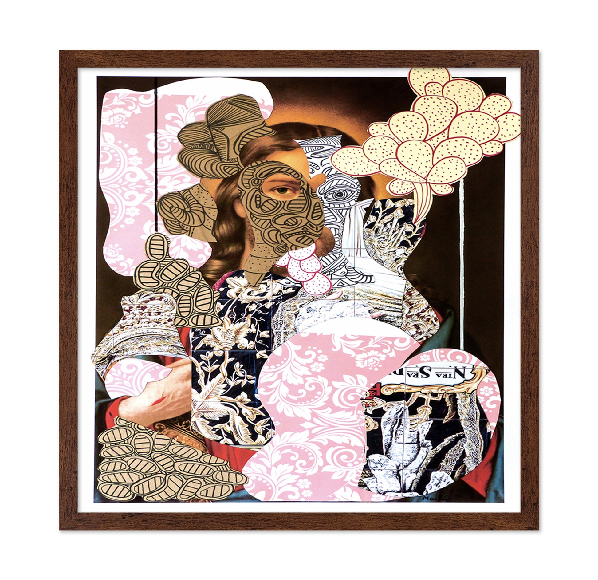 Vintage Collage Portrait No1