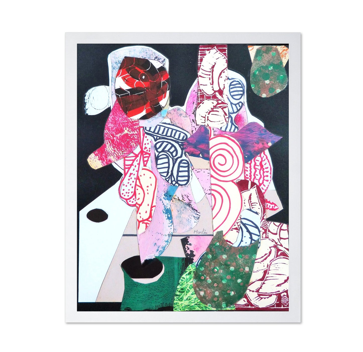 Abstract Figure Collage