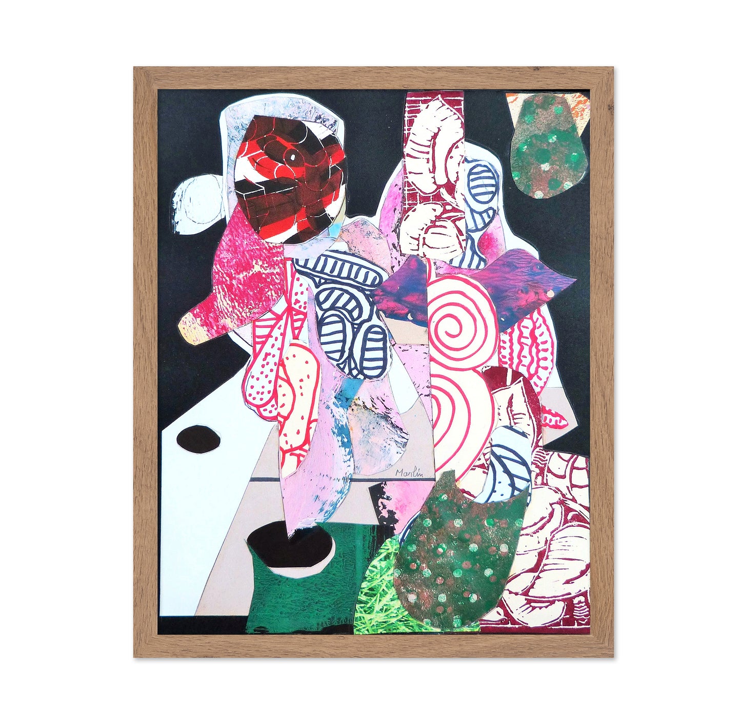 Abstract Figure Collage