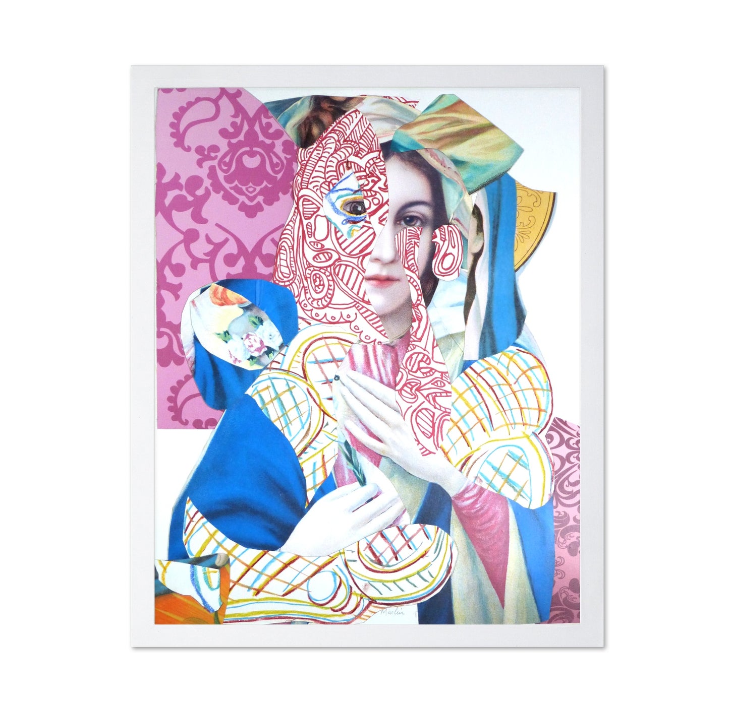 Abstract Madonna Collage