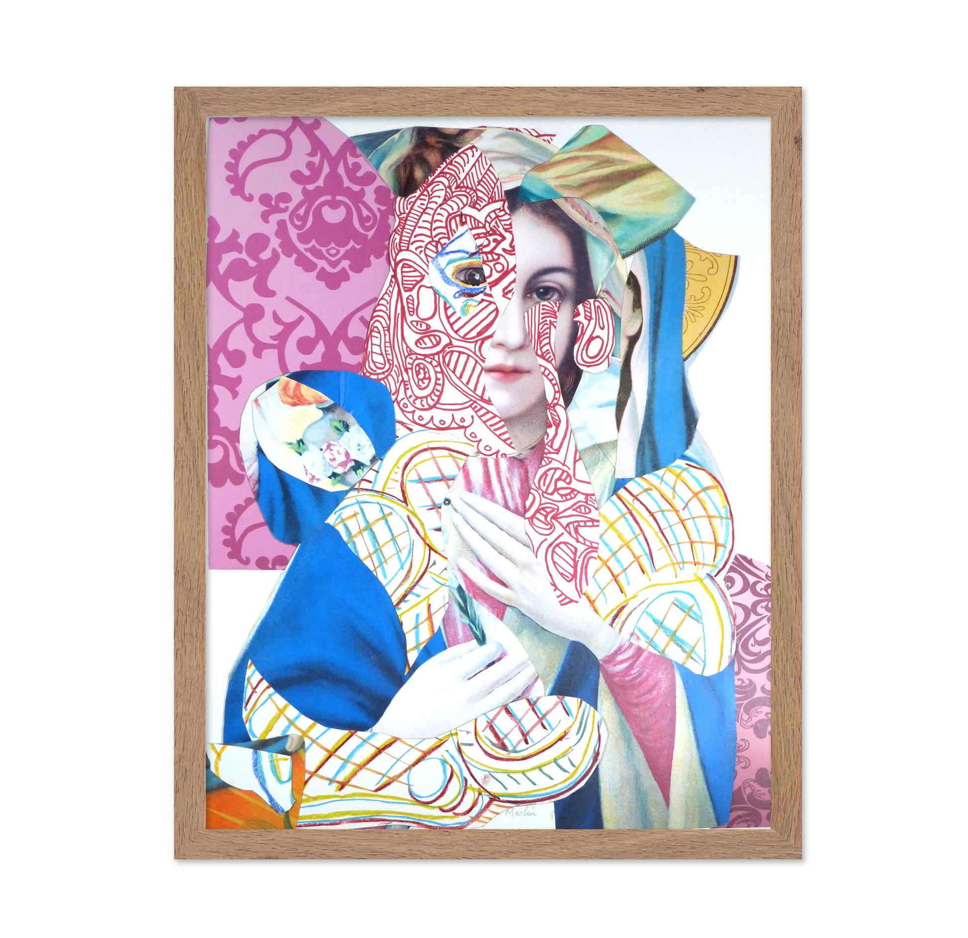 Abstract Madonna Collage