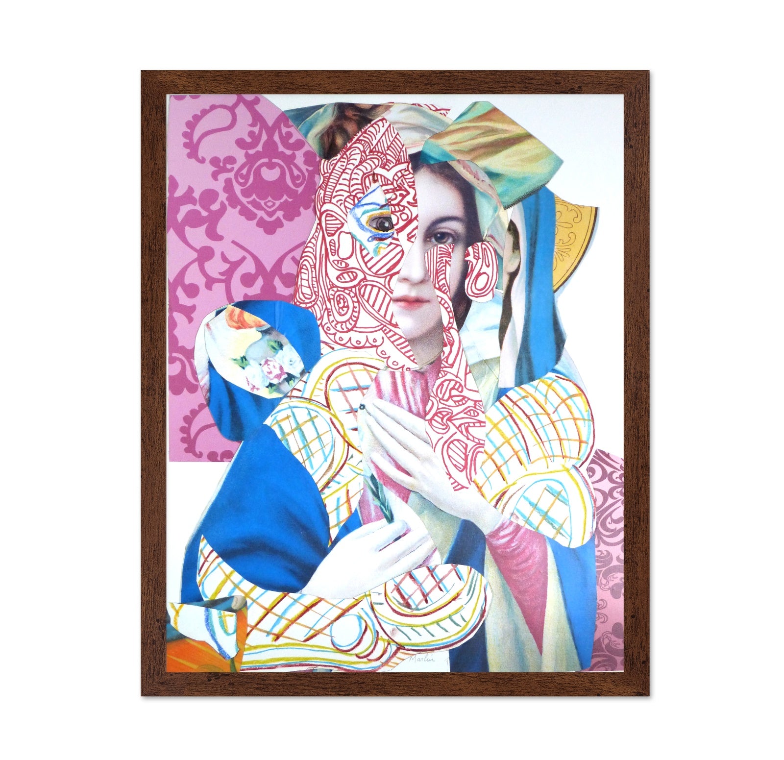 Abstract Madonna Collage