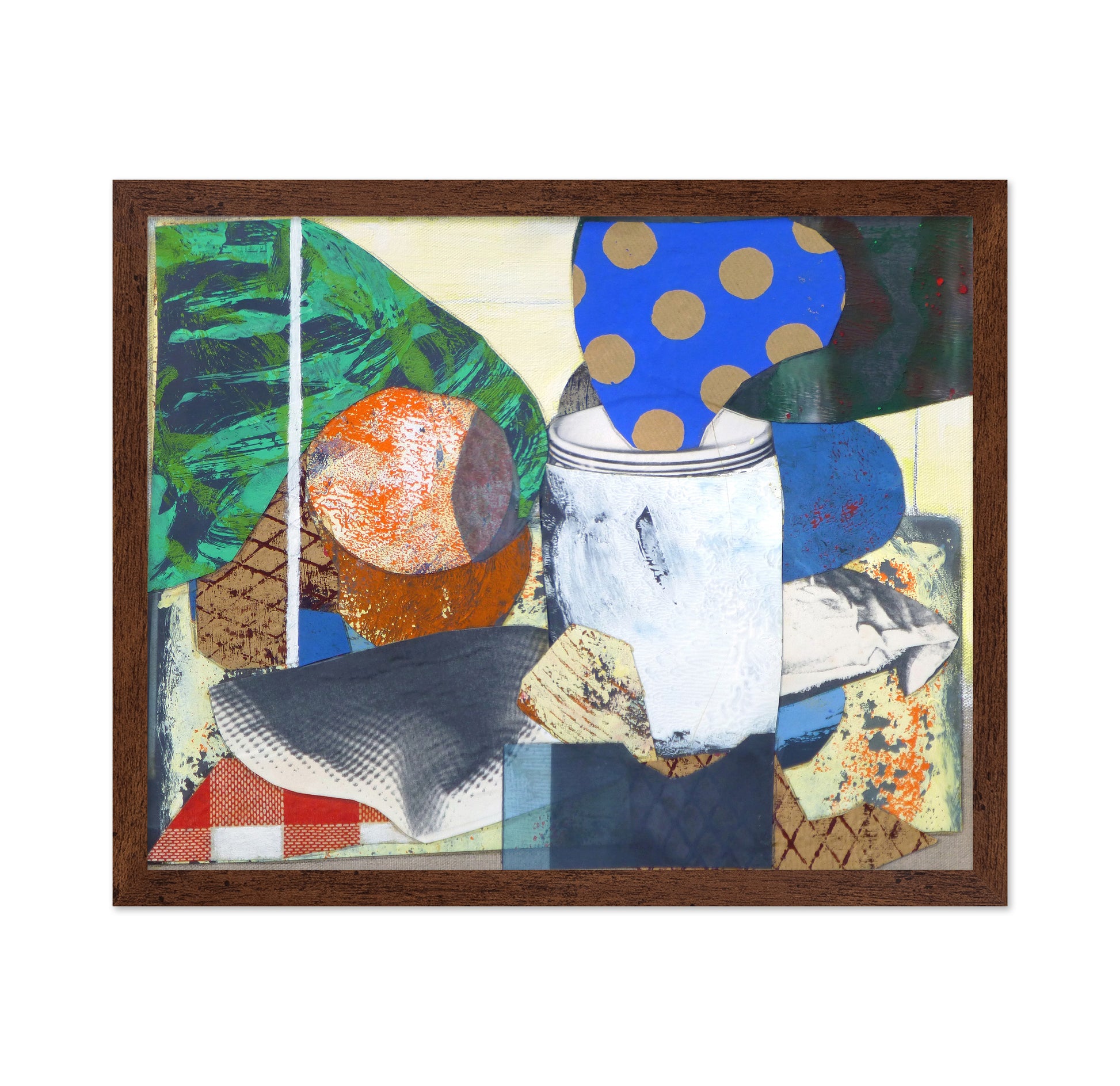 Orange Vase Collage
