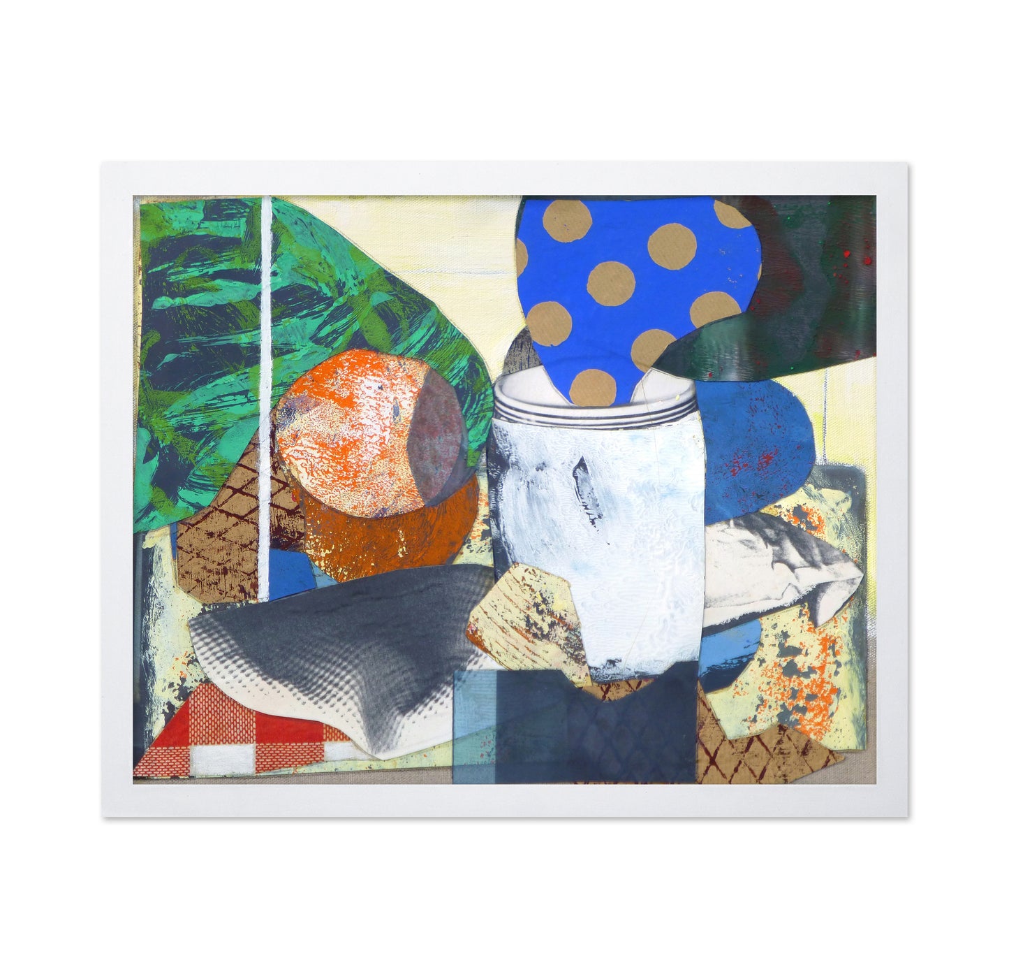Orange Vase Collage