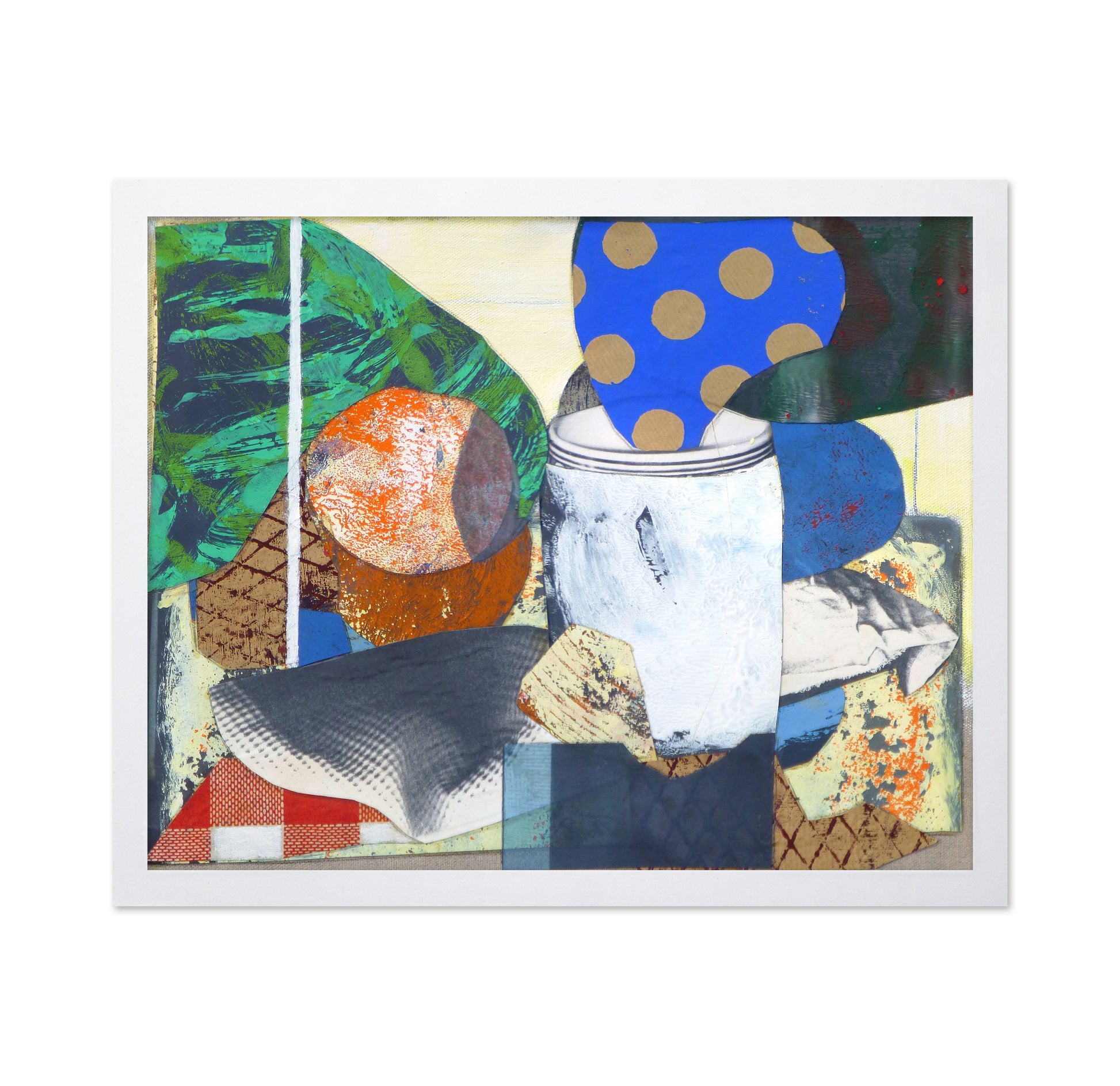 Orange Vase Collage