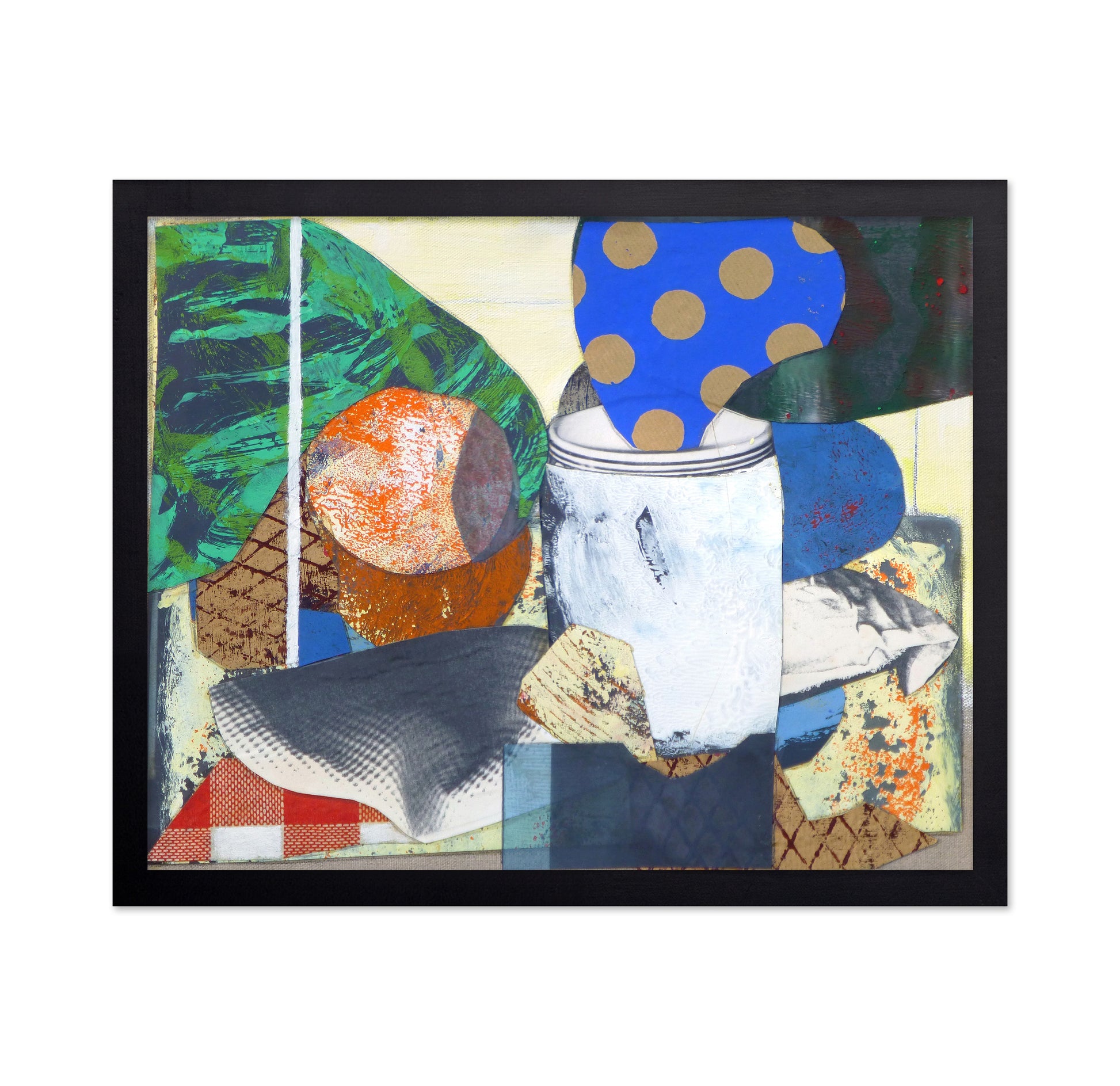 Orange Vase Collage