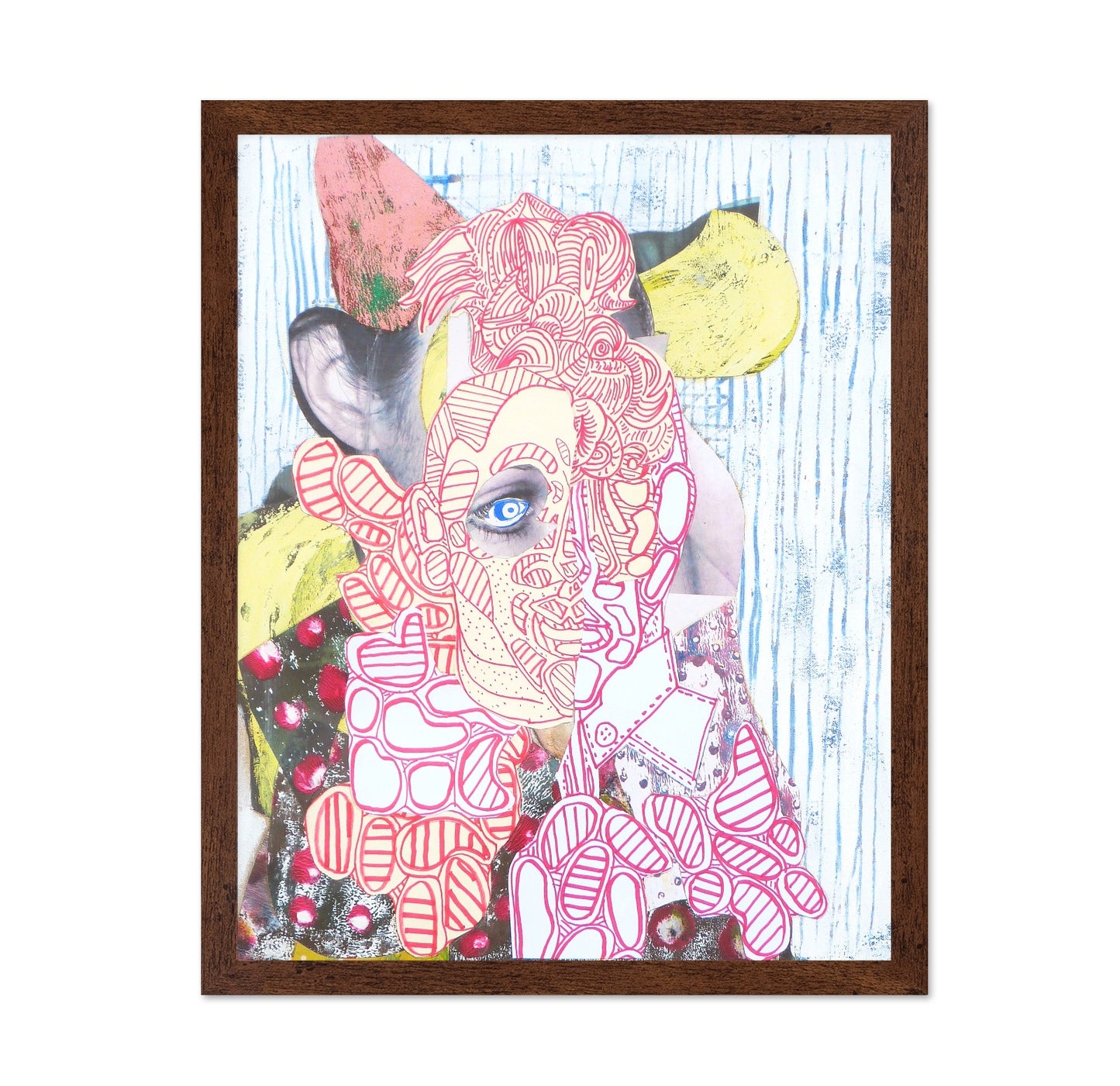 Fragmented Portrait Face