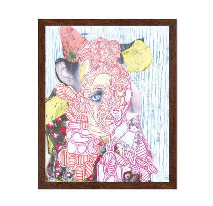 Fragmented Portrait Face