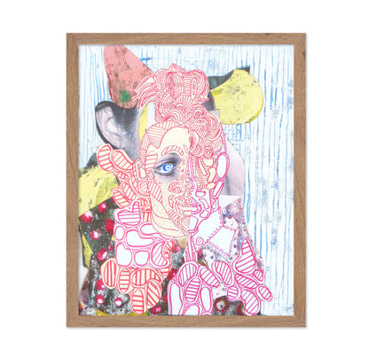 Fragmented Portrait Face