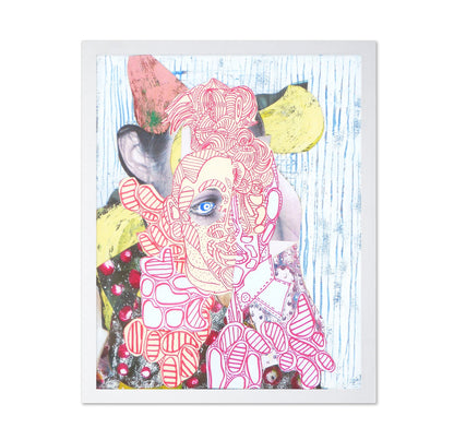 Fragmented Portrait Face