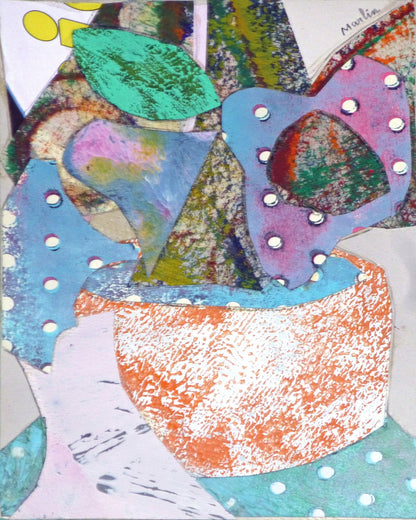 Abstract Botanical Bowl