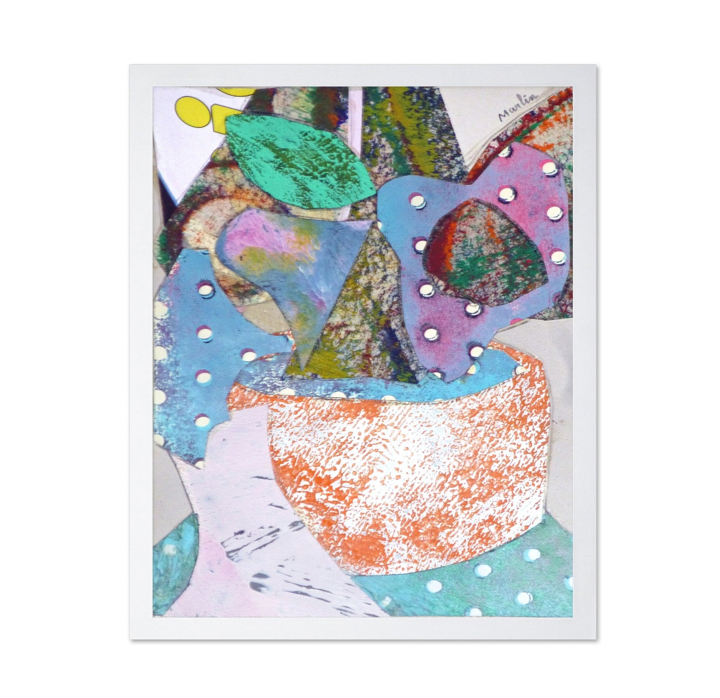 Abstract Botanical Bowl