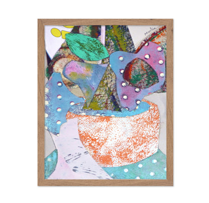 Abstract Botanical Bowl