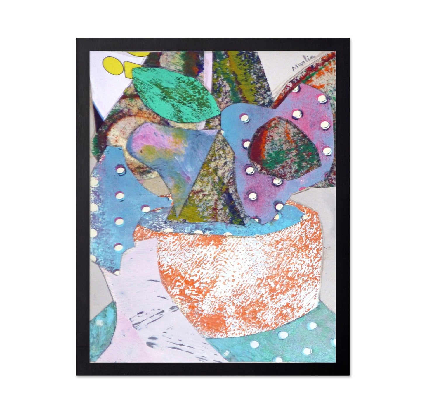 Abstract Botanical Bowl