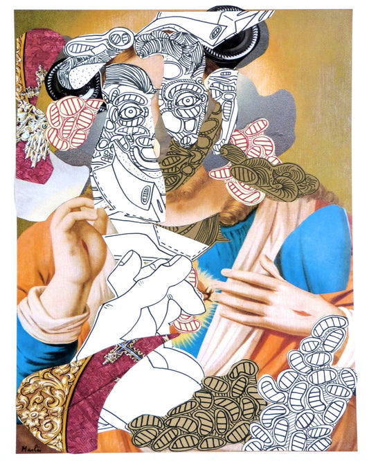 Abstract Sacred Portrait