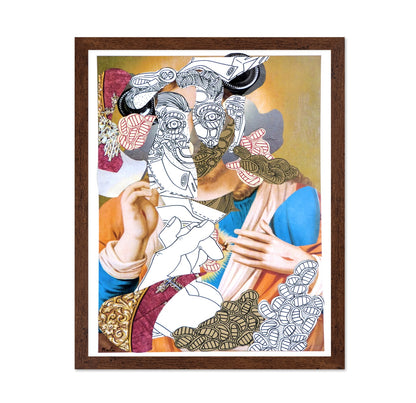 Abstract Sacred Portrait