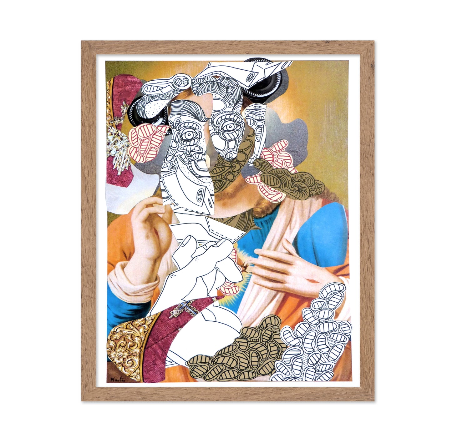 Abstract Sacred Portrait