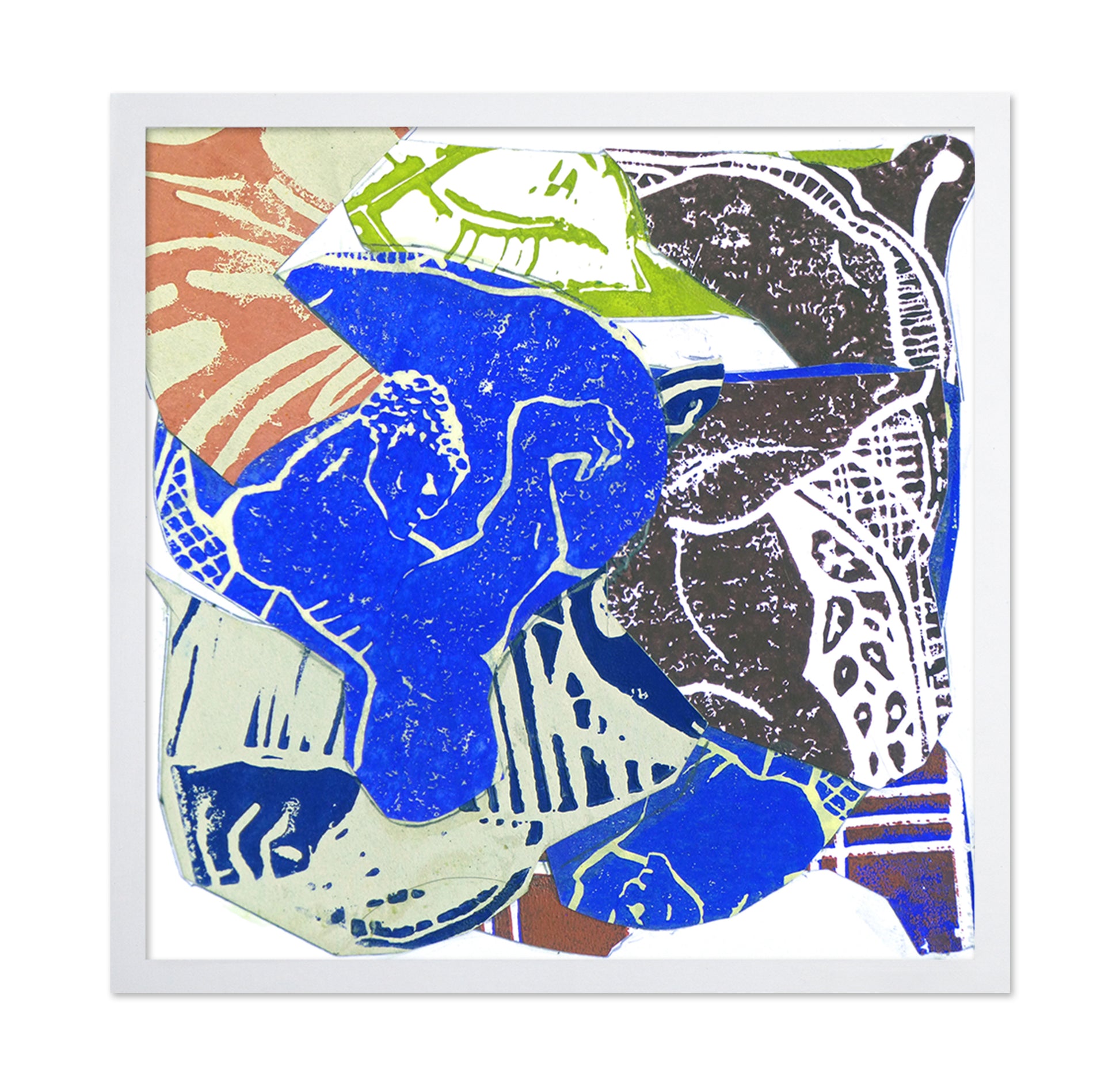 Blue Abstract Figure
