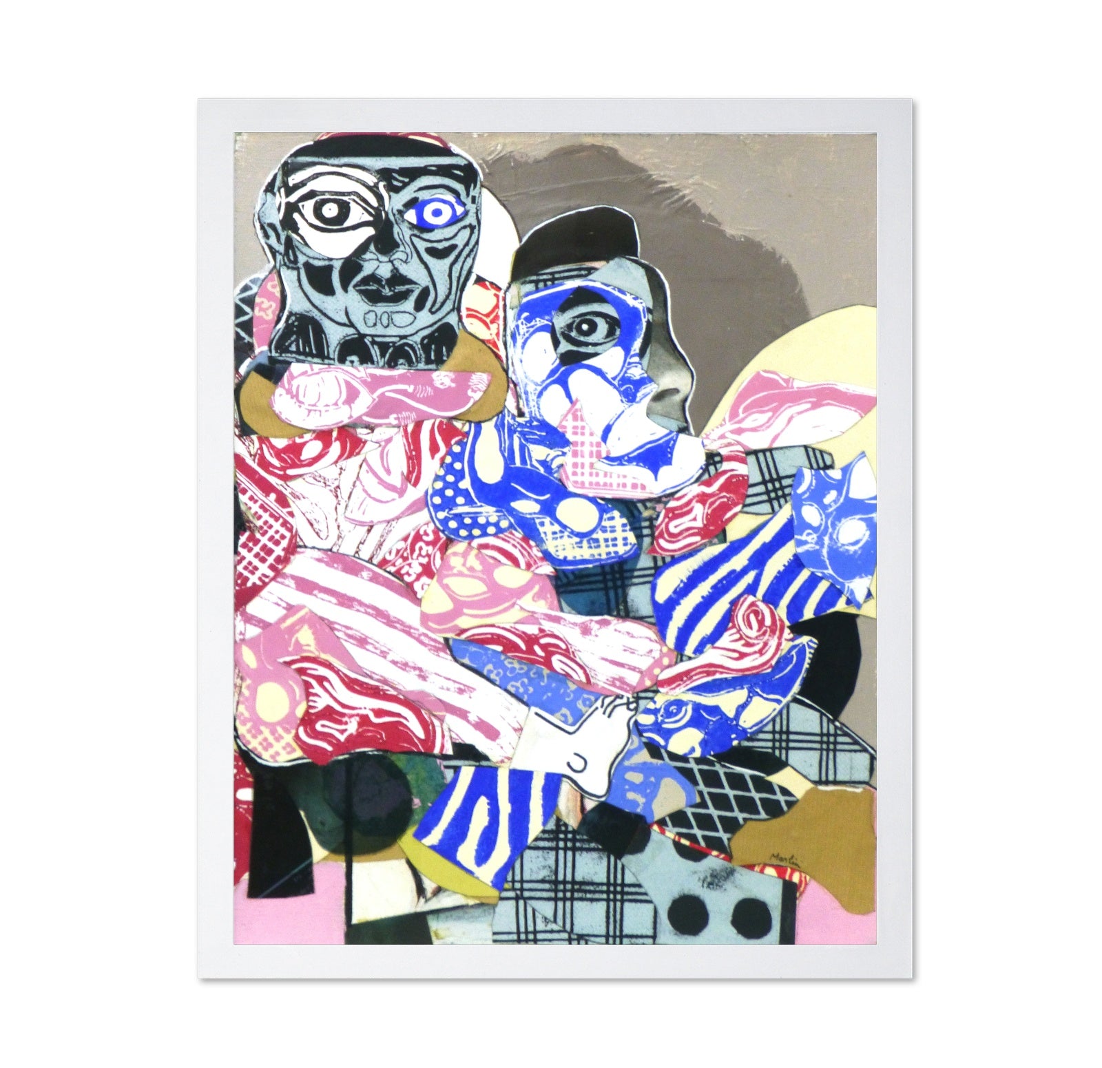 Abstract Couple Collage