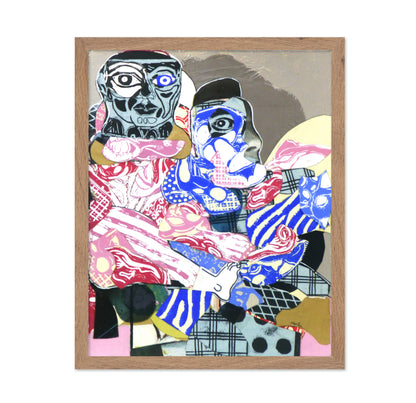 Abstract Couple Collage