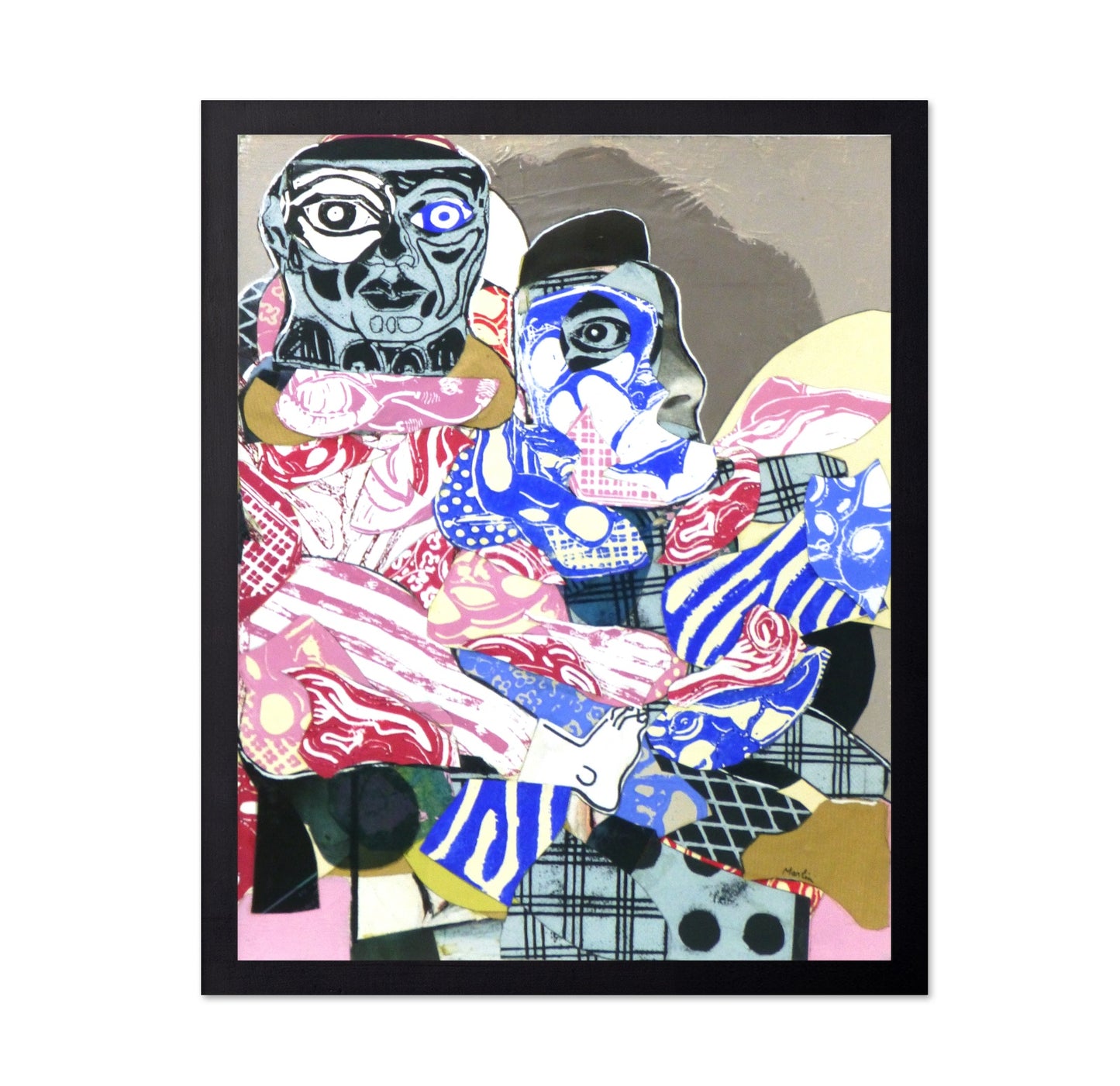Abstract Couple Collage