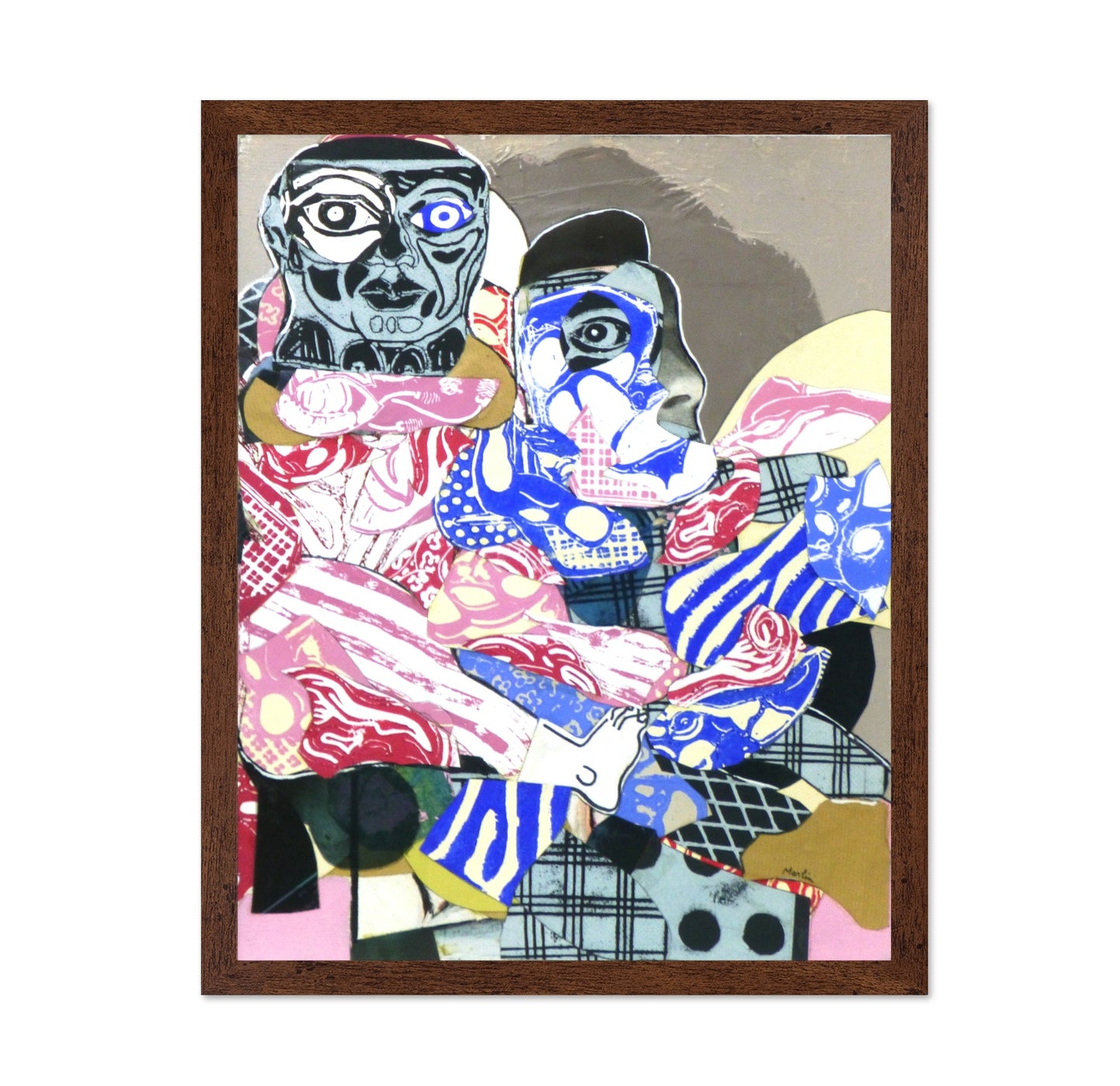 Abstract Couple Collage