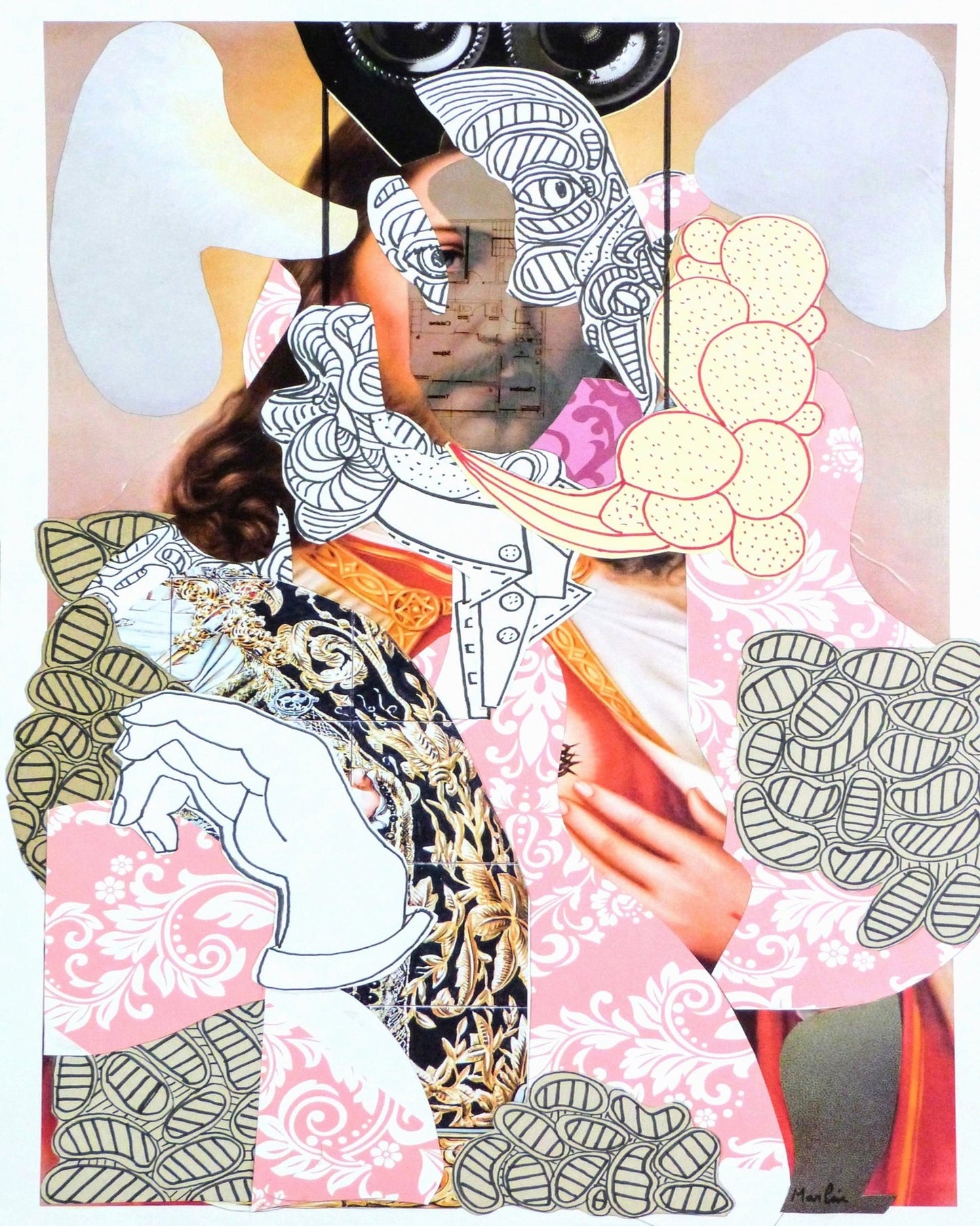 Abstract Religious Collage