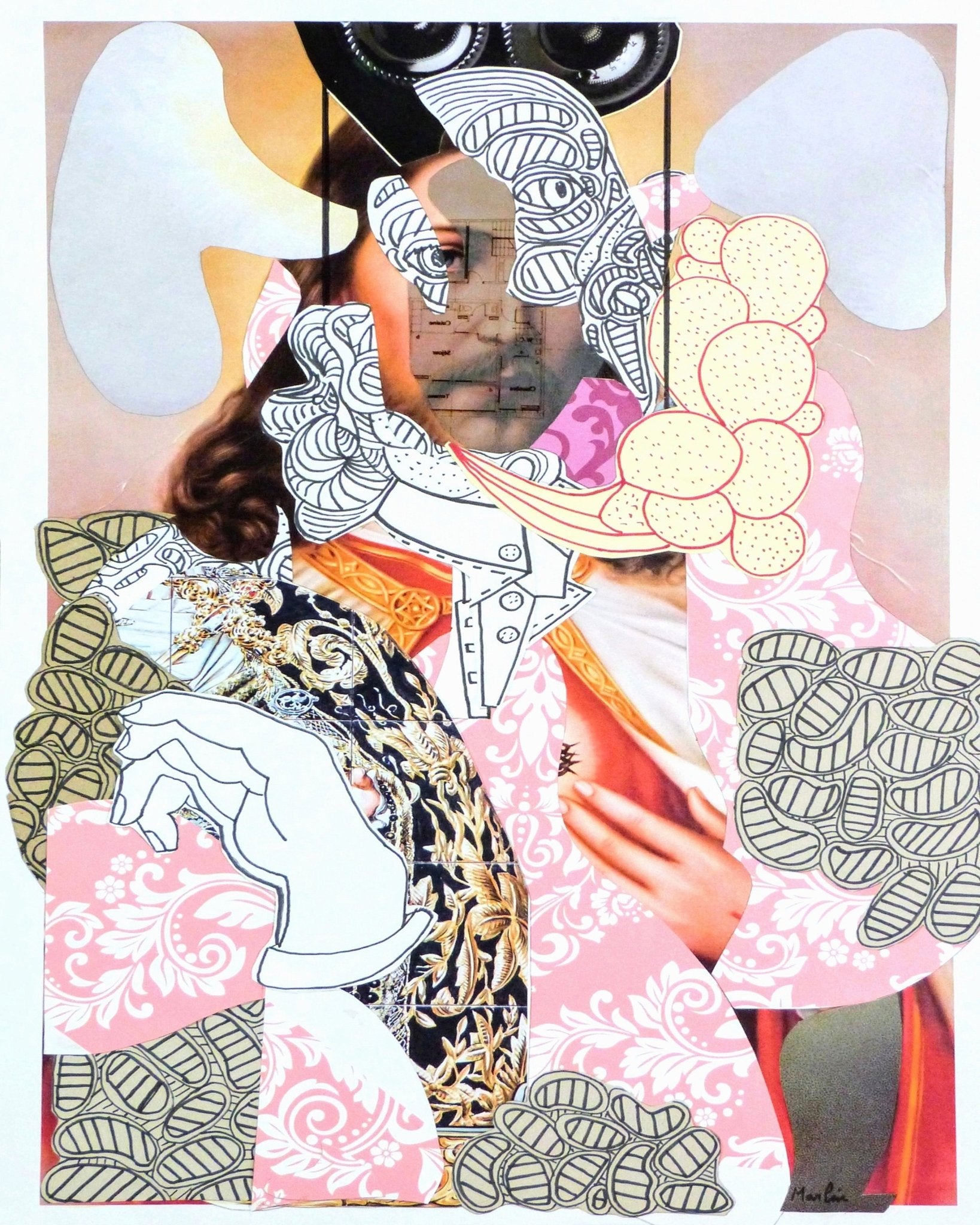 Abstract Religious Collage