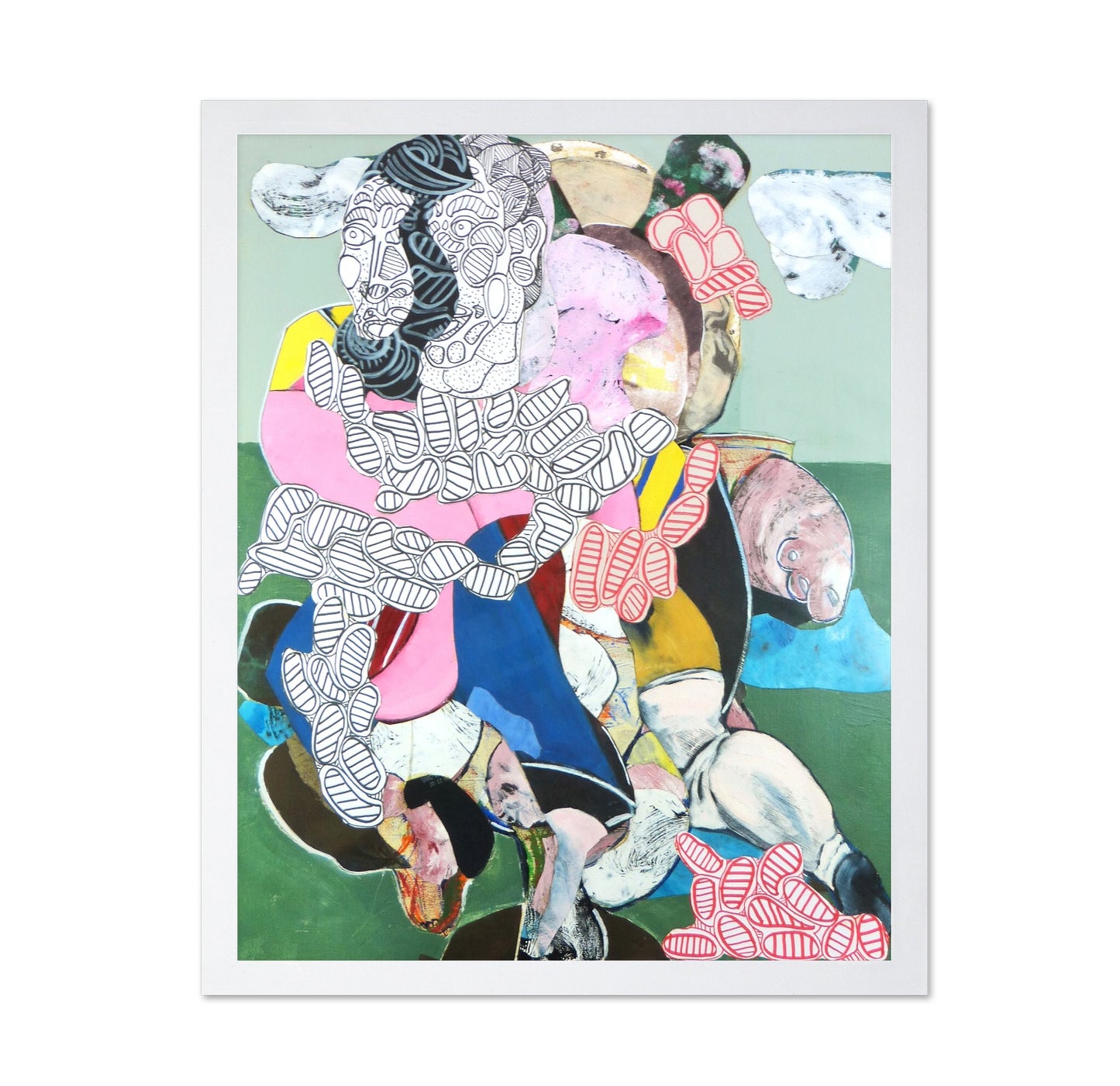 Abstract Father And Child