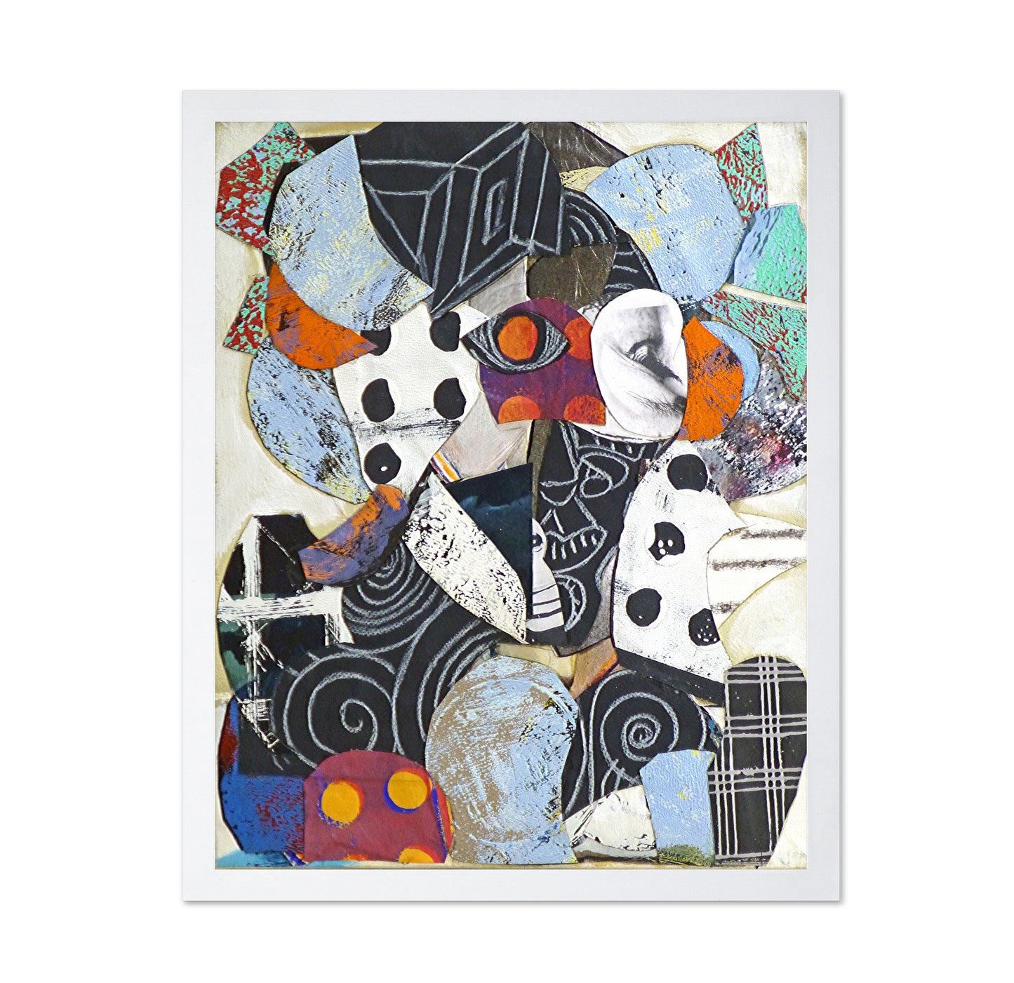 Abstract Mask Collage