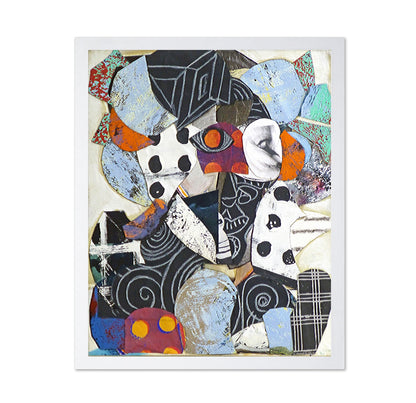 Abstract Mask Collage