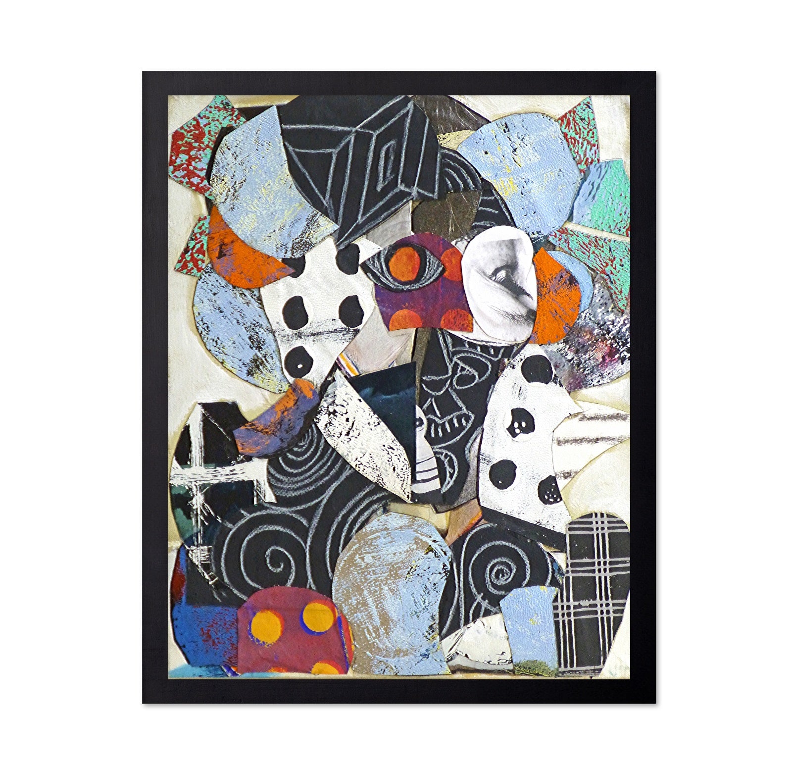 Abstract Mask Collage