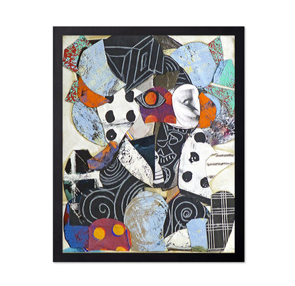 Abstract Mask Collage