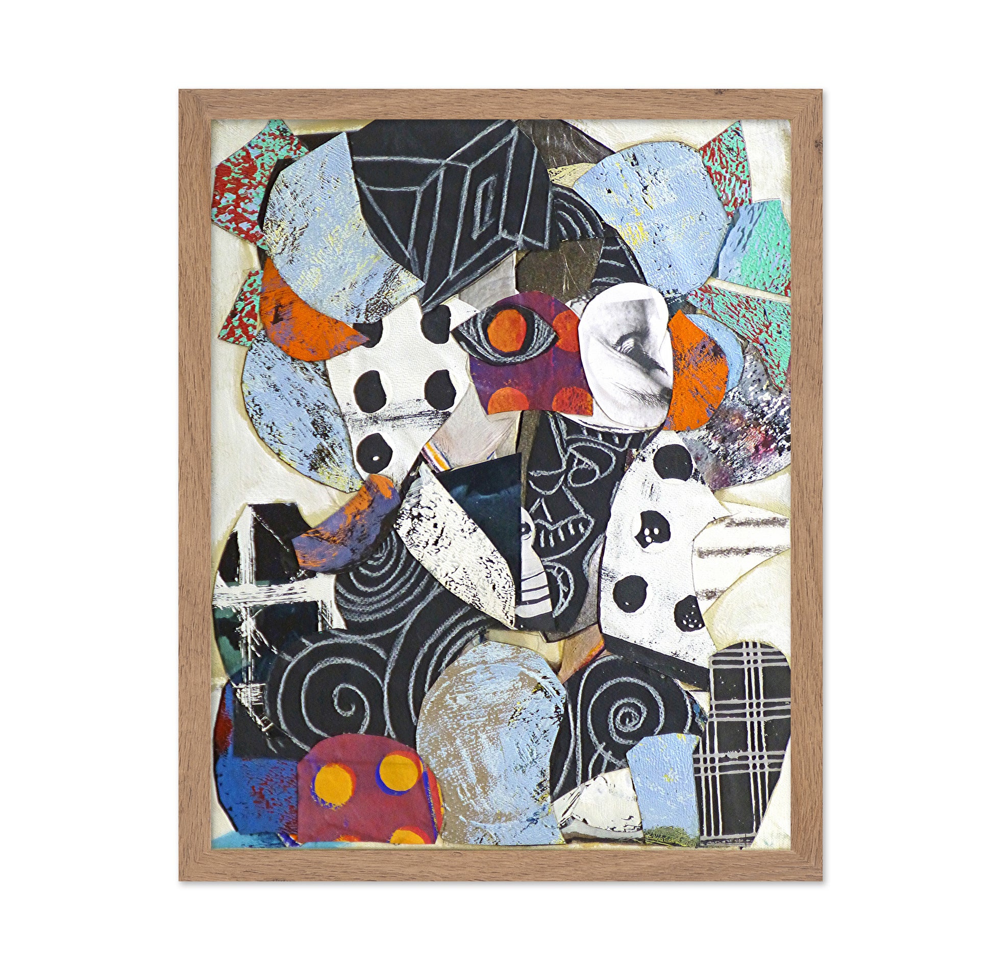 Abstract Mask Collage