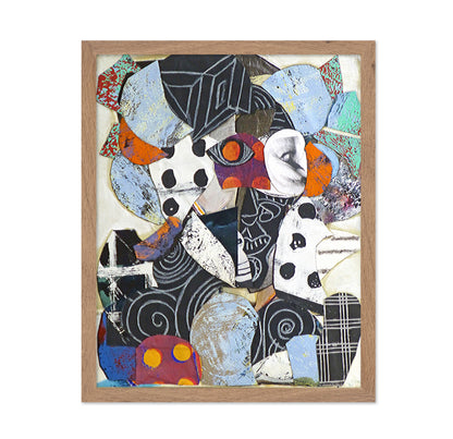 Abstract Mask Collage