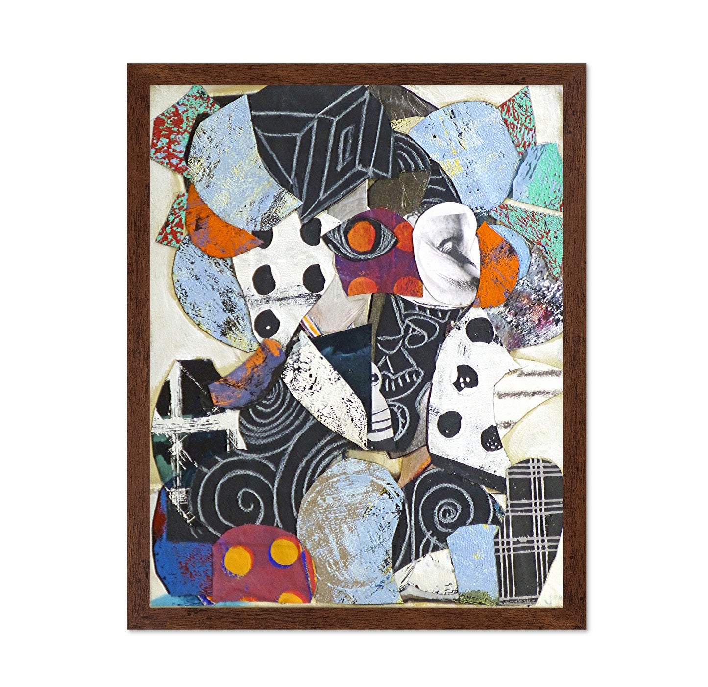 Abstract Mask Collage