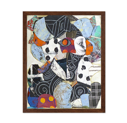Abstract Mask Collage