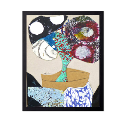 Abstract Floral Collage No1