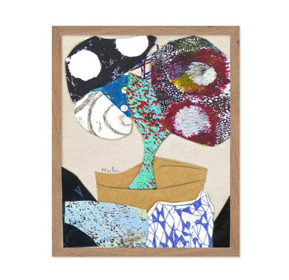 Abstract Floral Collage No1