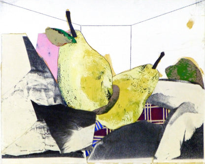Abstract Pear Still Life