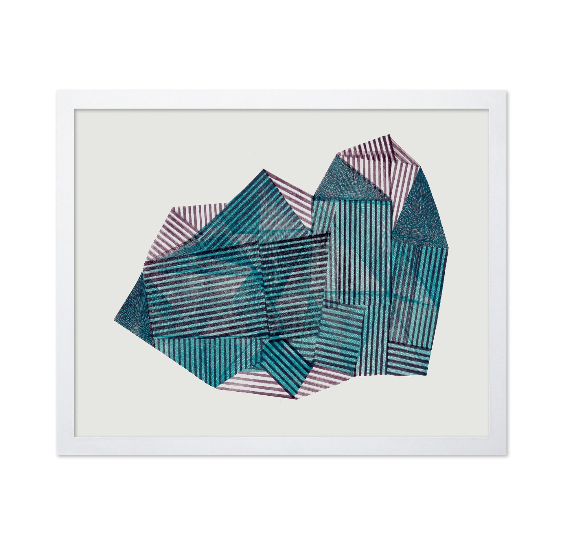 Geometric Stripe Composition