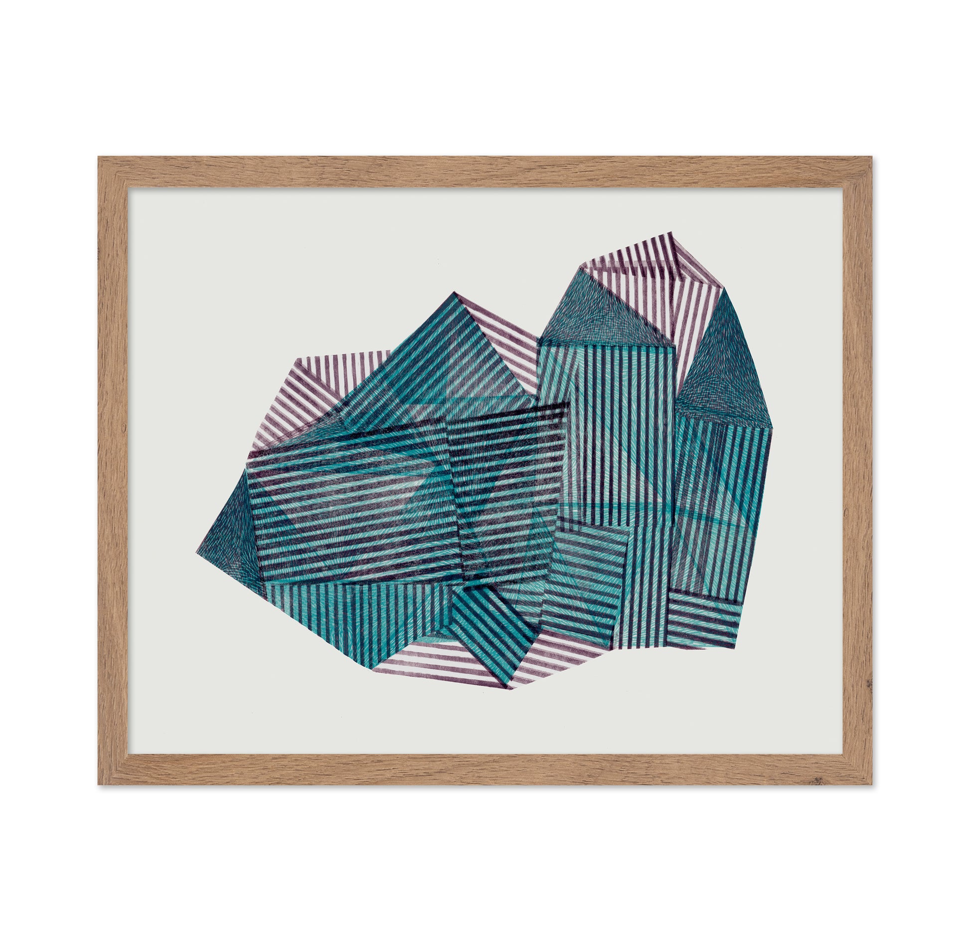 Geometric Stripe Composition