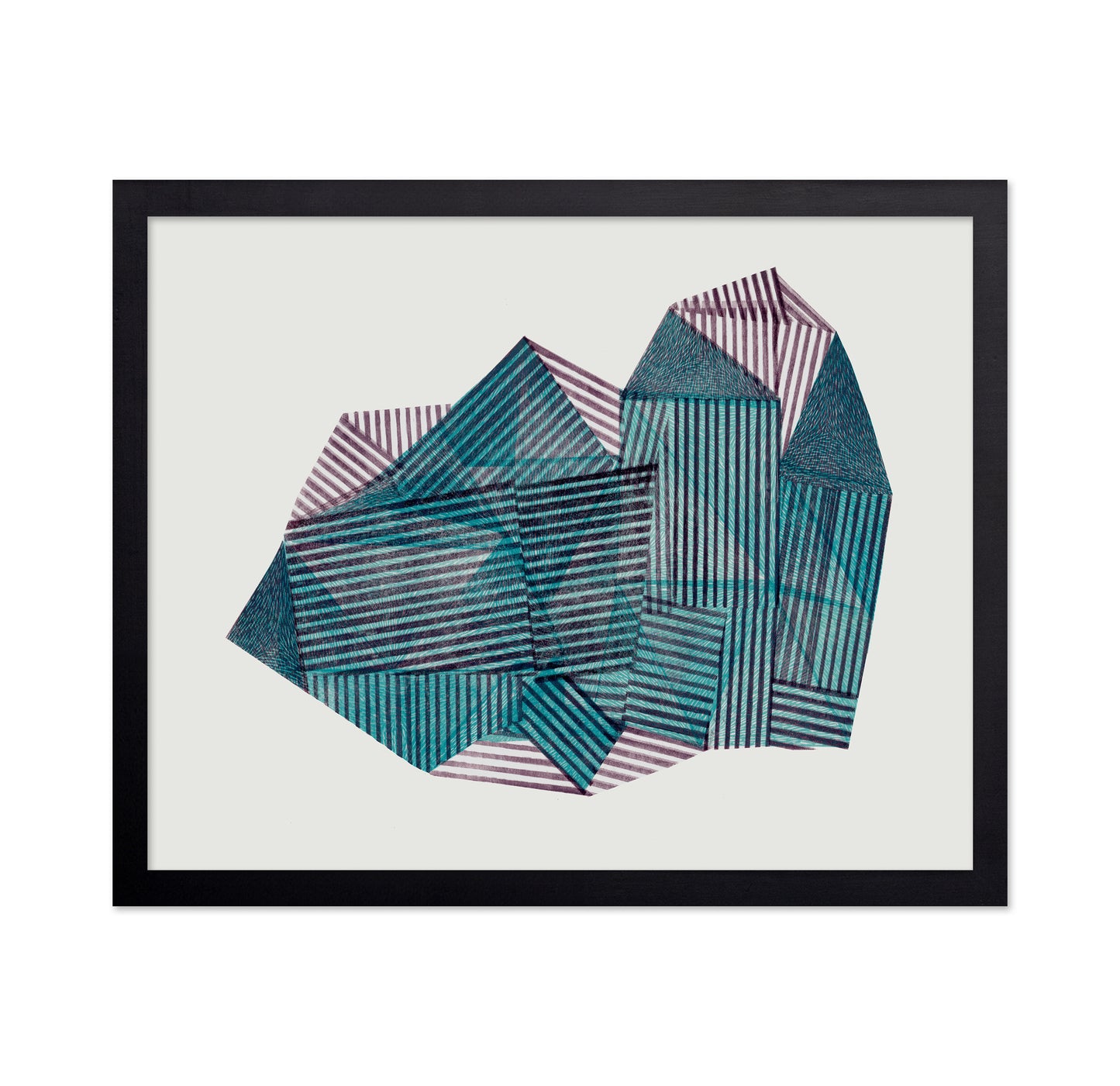 Geometric Stripe Composition
