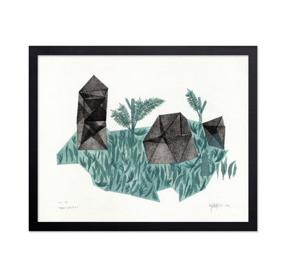 Geometric Botanical Landscape