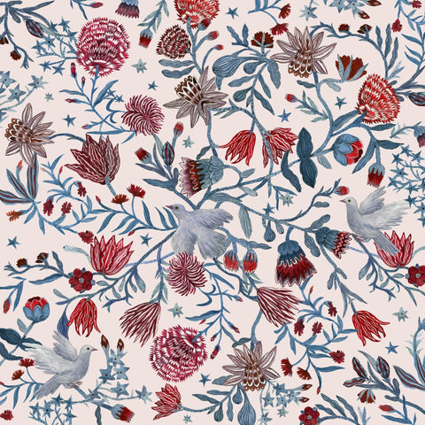 Floral Dove Pattern