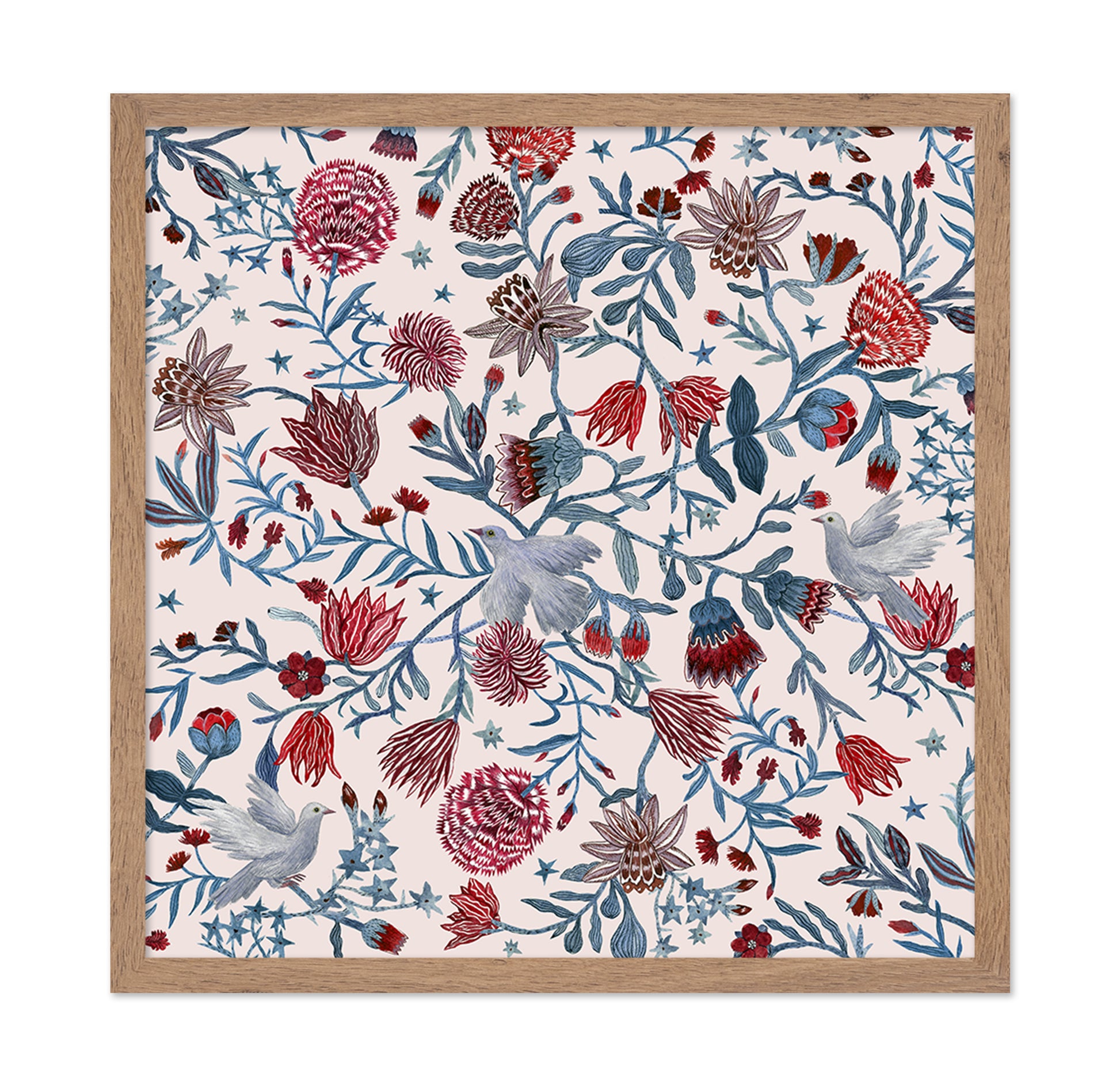 Floral Dove Pattern