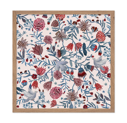 Floral Dove Pattern